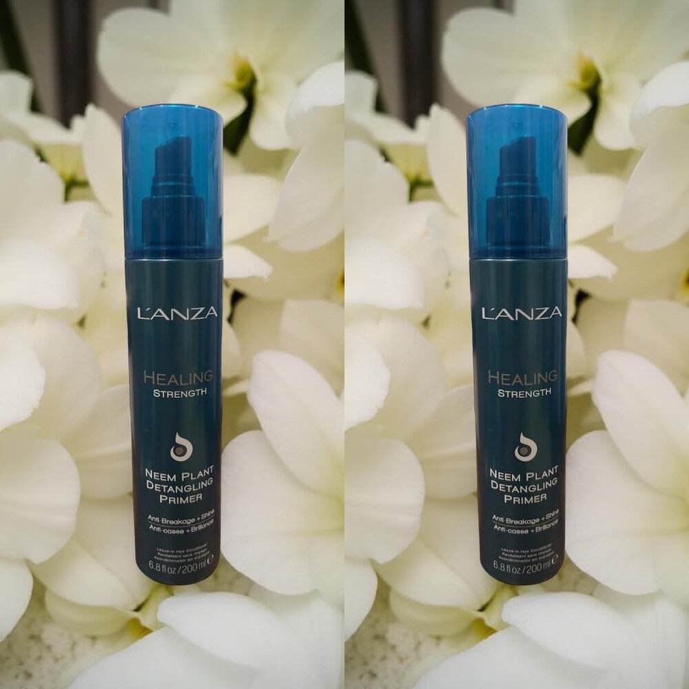L'anza Lanza Healing Strength Neem Plant Detangling Primer 6.8 oz_ 2 units